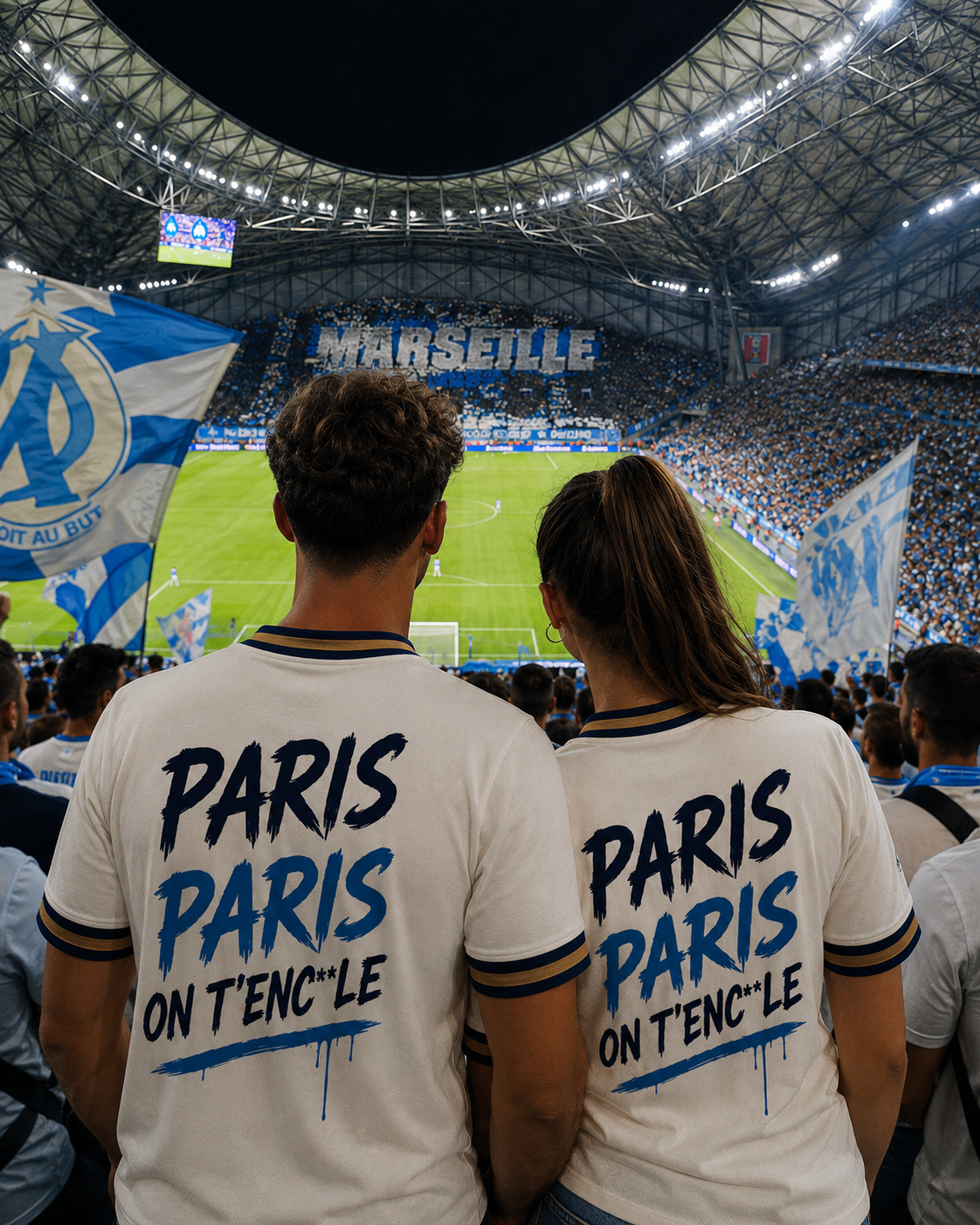 Maillot Tribune Marseille — "Paris Paris" | Édition Clasico