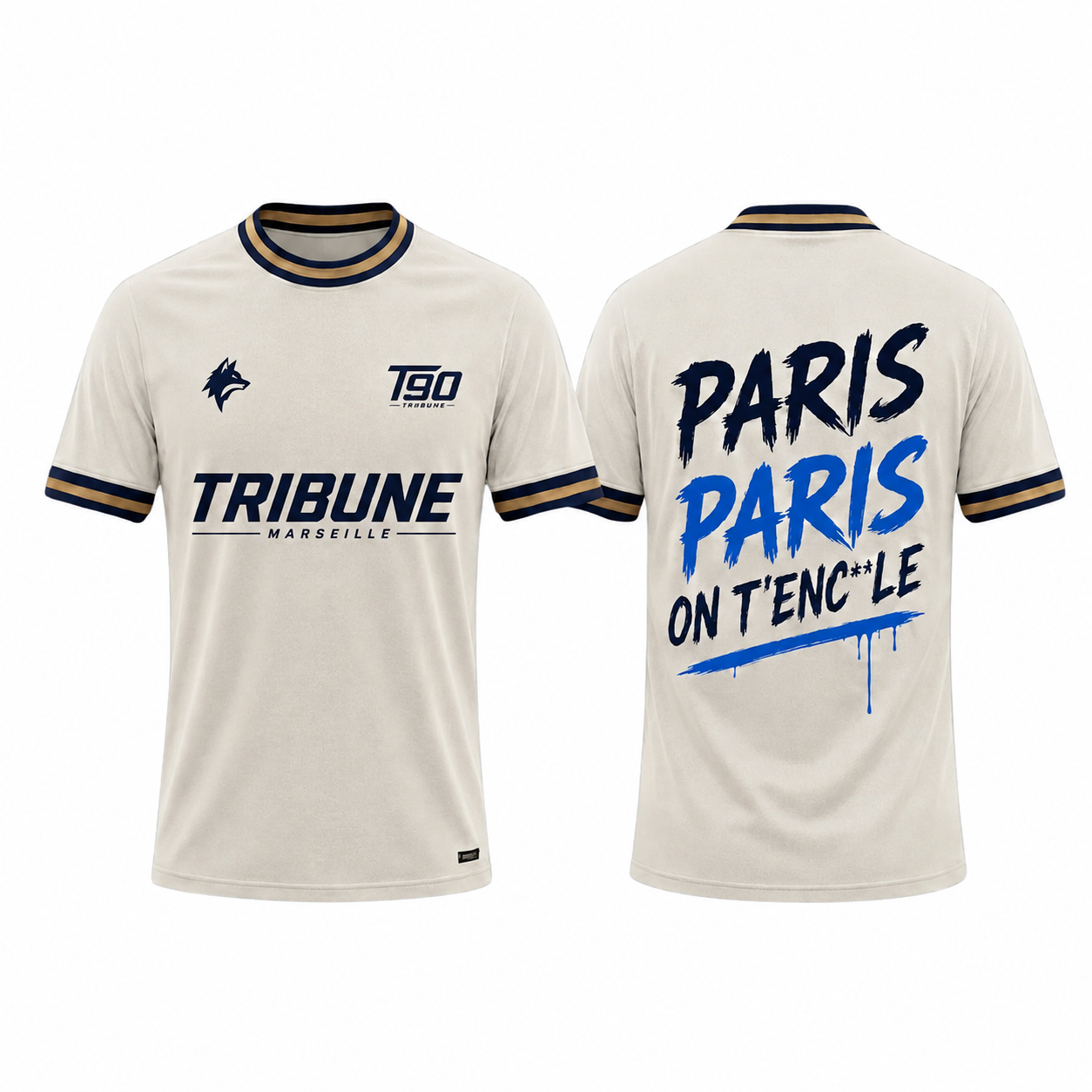Maillot Tribune Marseille — "Paris Paris" | Édition Clasico