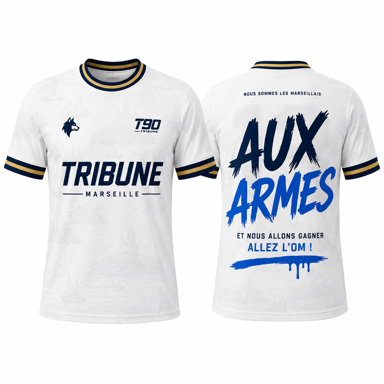 Maillot Tribune Marseille — "Aux Armes" | Édition Limitée