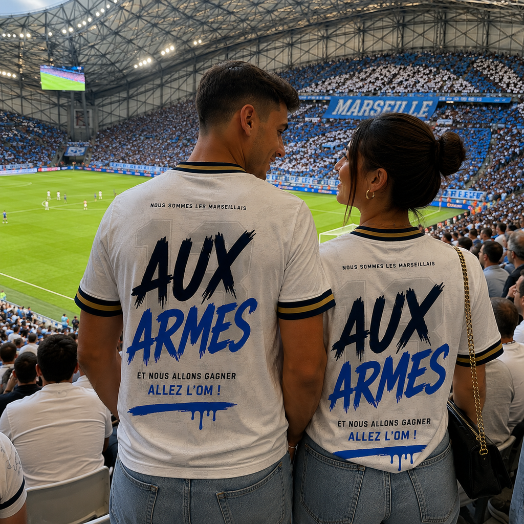 Maillot Tribune Marseille — "Aux Armes" | Édition Limitée